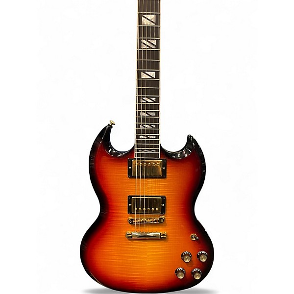 Used Gibson SG Supreme 2 Color Sunburst Solid Body Electric Guitar