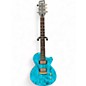 Used Earl Slick SL52 Turquoise Ash Solid Body Electric Guitar thumbnail