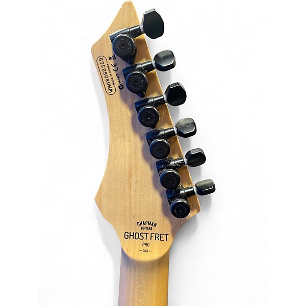 Used 2018 Chapman Ghost Fret Left Handed Transparent Purple Electric Guitar