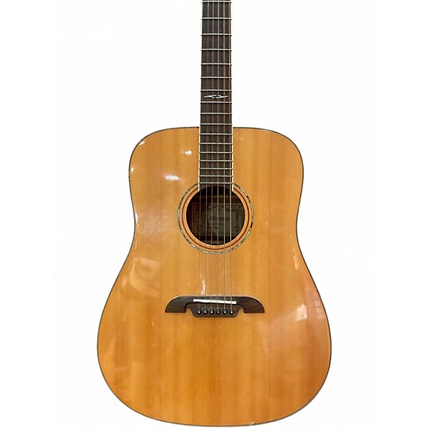 Used Alvarez AD60L Dreadnought Left Handed Natural Acoustic Guitar