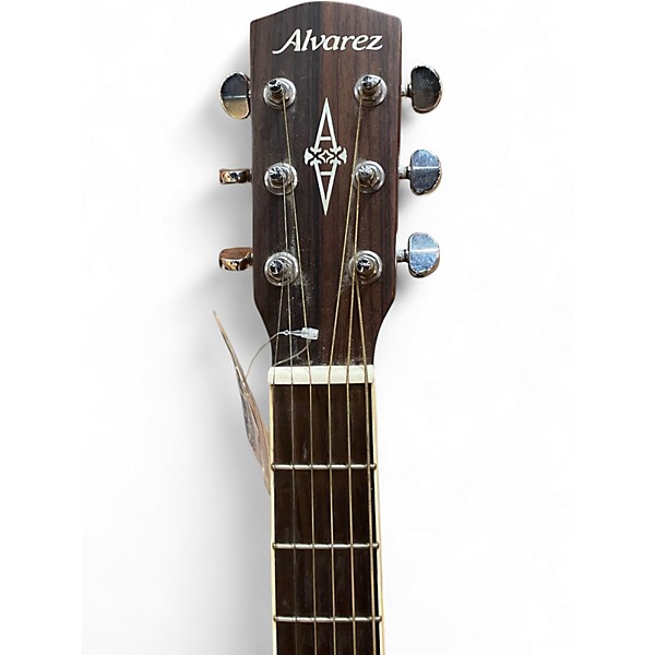 Used Alvarez AD60L Dreadnought Left Handed Natural Acoustic Guitar