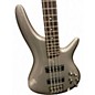 Used Ibanez SR400 Metallic Silver Electric Bass Guitar