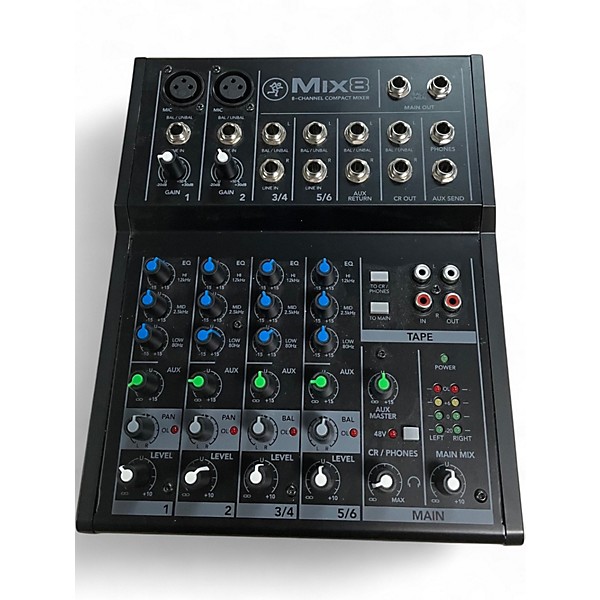 Used Mackie mix8 Unpowered Mixer