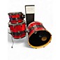 Used Gretsch Drums 3 Piece Catalina Club Rock Red Sparkle Drum Kit thumbnail