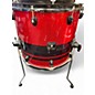 Used Gretsch Drums 3 Piece Catalina Club Rock Red Sparkle Drum Kit