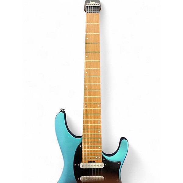 Used Ibanez Q547 Blue Solid Body Electric Guitar