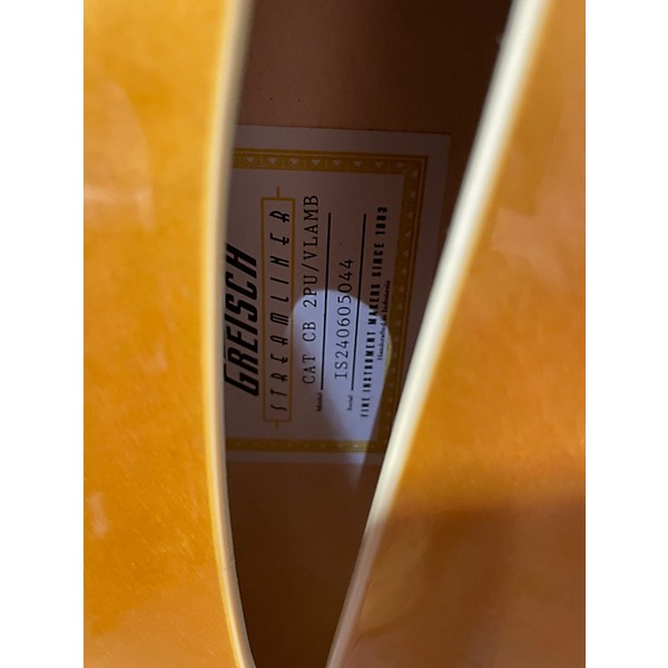 Used Gretsch Guitars Streamliner Limited-Edition Center Block Cat-Eye With V-Stop VILLAGE AMBER Hollow Body Electric Guitar
