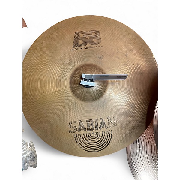 Used SABIAN 18in B8 Crash Cymbal