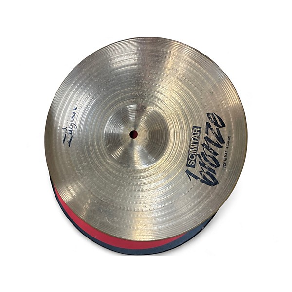 Used Zildjian 14in Scimitar Hi Hat Pair Cymbal