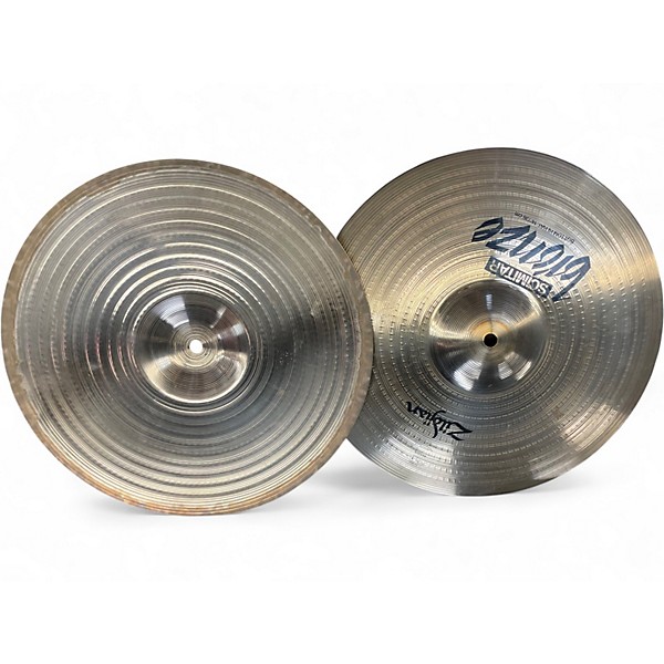 Used Zildjian 14in Scimitar Hi Hat Pair Cymbal