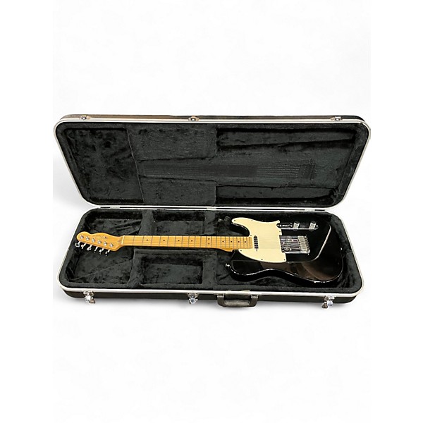 Used 2004 Fender American Standard Telecaster Black Solid Body Electric Guitar