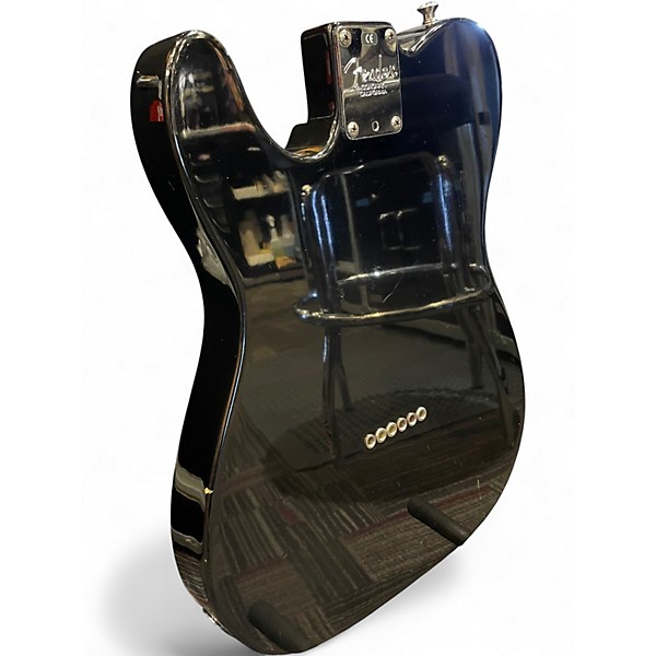 Used 2004 Fender American Standard Telecaster Black Solid Body Electric Guitar