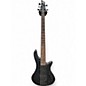 Used Schecter Guitar Research Stiletto Stealth Black Electric Bass Guitar thumbnail