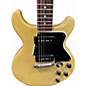 Used Gibson Custom Shop Les Paul Special Double Cut TV Yellow Solid Body Electric Guitar