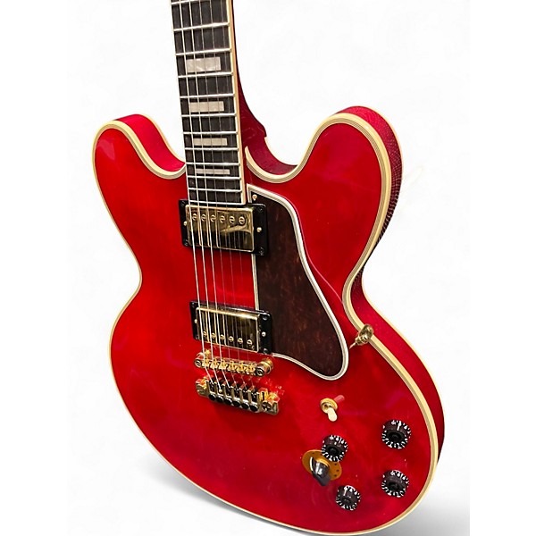 Used Epiphone BB King Lucille Cherry Hollow Body Electric Guitar