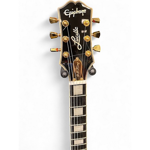 Used Epiphone BB King Lucille Cherry Hollow Body Electric Guitar