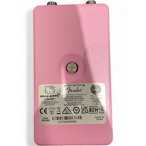 Used Fender Hello Kitty Fuzz Effect Pedal