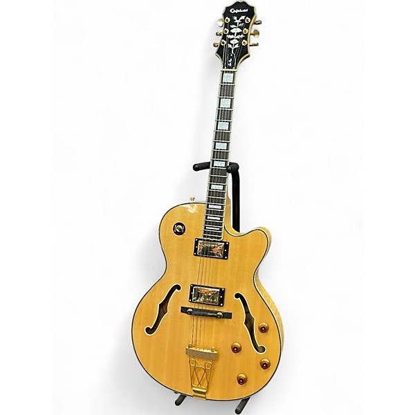 Used Epiphone Joe Pass Emperor II Natural Hollow Body Electric Guitar