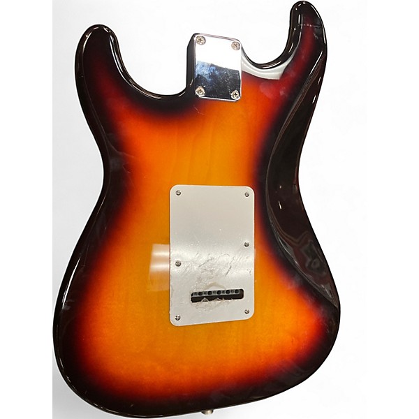 Used Fender Mexican Stratocaster Sunburst Solid Body Electric Guitar