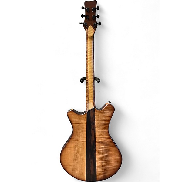 Used Mofo American Tavern with Bigsby Silver and Black Solid Body Electric Guitar