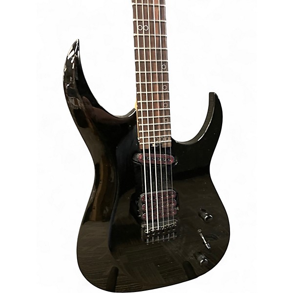 Used Schecter Guitar Research Sunset Triad 6 Black Solid Body Electric Guitar