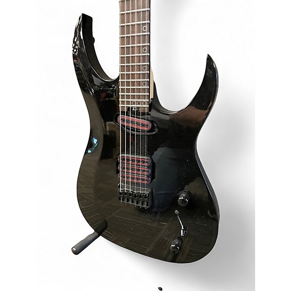 Used Schecter Guitar Research Sunset Triad 6 Black Solid Body Electric Guitar