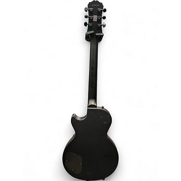 Used Epiphone Gothic Les Paul Studio Satin Black Solid Body Electric Guitar