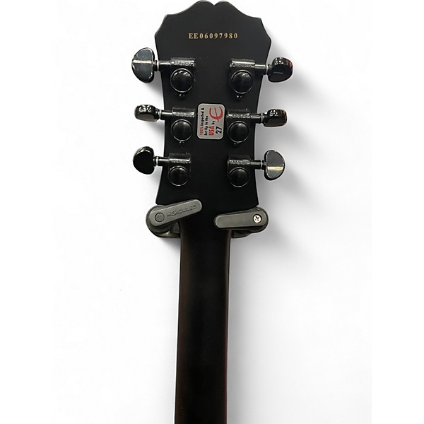 Used Epiphone Gothic Les Paul Studio Satin Black Solid Body Electric Guitar