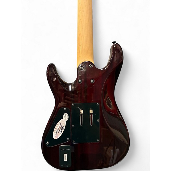 Used Schecter Guitar Research Sun Valley Super Shredder III 7 FR Aurora Burst Solid Body Electric Guitar