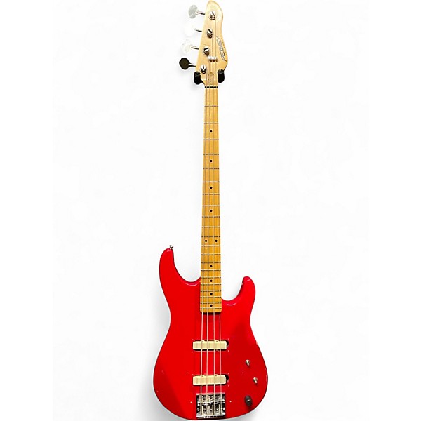 Used 1993 Peavey Foundation Red Electric Bass Guitar