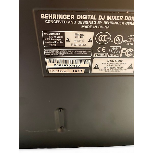Used Behringer DDM4000 DJ Mixer