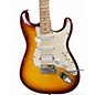 Used Squier Affinity FMT HSS Strat Flame Maple Cherry Sunburst Solid Body Electric Guitar