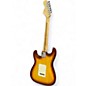 Used Squier Affinity FMT HSS Strat Flame Maple Cherry Sunburst Solid Body Electric Guitar