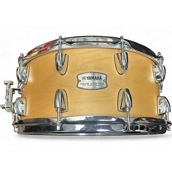 Used Yamaha 6.5X14 Tour Custom Maple Snare Butterscotch Satin Drum