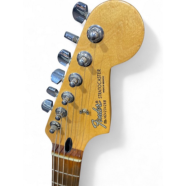 Used Fender MIM VG STRATOCASTER Black Solid Body Electric Guitar