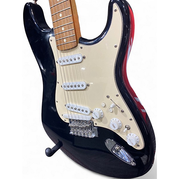Used Fender MIM VG STRATOCASTER Black Solid Body Electric Guitar
