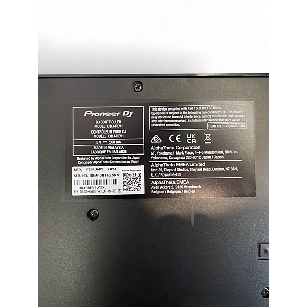 Used Pioneer DJ DDJ-REV1 DJ Controller