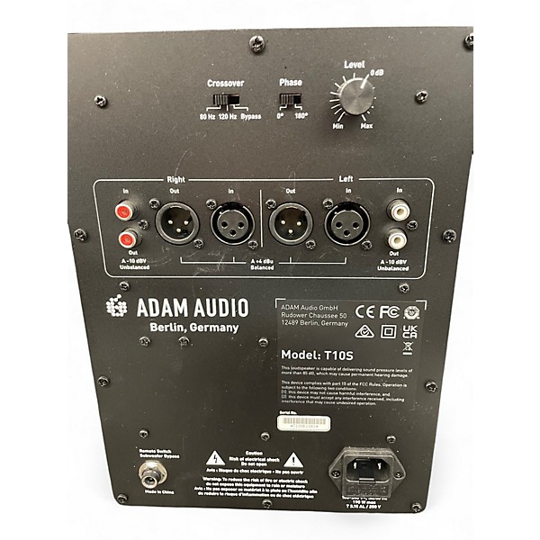 Used ADAM Audio T10S Subwoofer