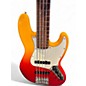 Used 2022 Fender Player II Jazz Bass V Plus Tequila Sunrise Electric Bass Guitar