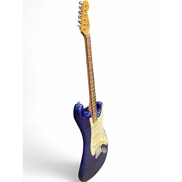 Used 2012 Fender American Standard Stratocaster Blue Solid Body Electric Guitar