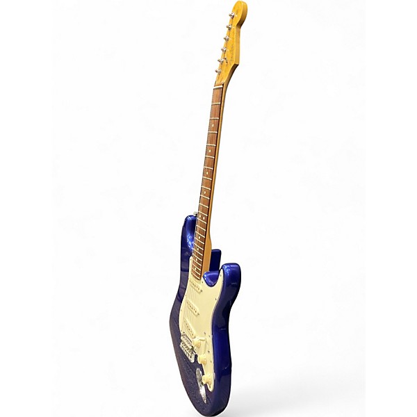 Used 2012 Fender American Standard Stratocaster Blue Solid Body Electric Guitar