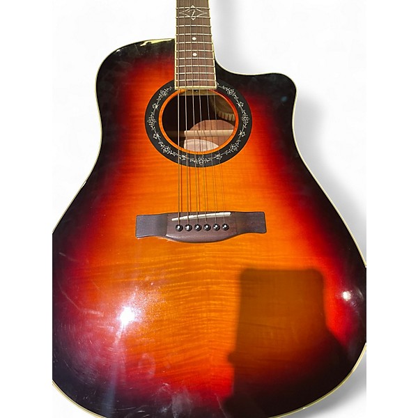 Used Fender T Bucket 300CE 2 Color Sunburst Acoustic Electric Guitar