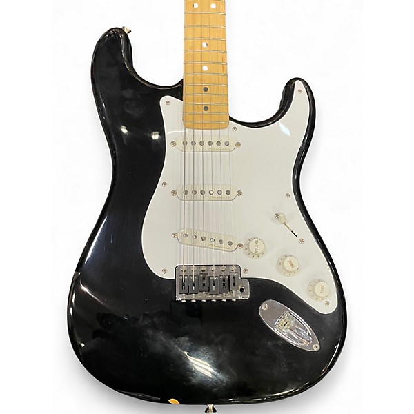 Used Fender Artist Series Eric Clapton Stratocaster Black Solid Body Electric Guitar