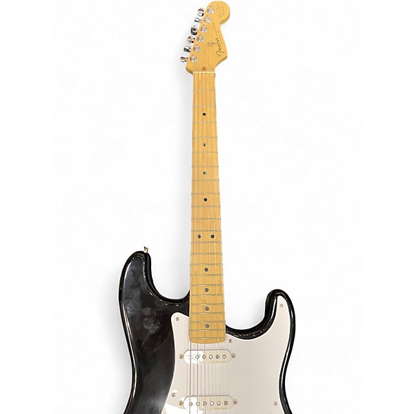 Used Fender Artist Series Eric Clapton Stratocaster Black Solid Body Electric Guitar