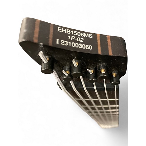 Used Ibanez EHB1506MS Black Ice Flat Electric Bass Guitar