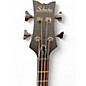 Used Schecter Guitar Research Stiletto Studio 4 String Trans Black Electric Bass Guitar