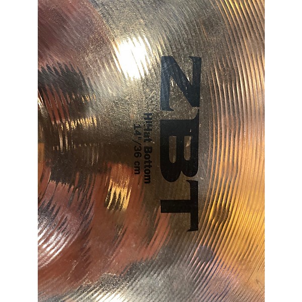 Used Zildjian 14in ZBT Hi Hat Pair Cymbal