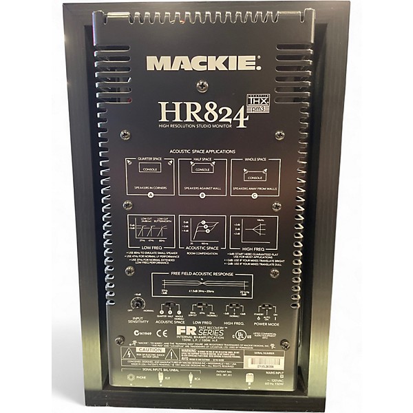 Used Mackie HR824 Pair Powered Monitor