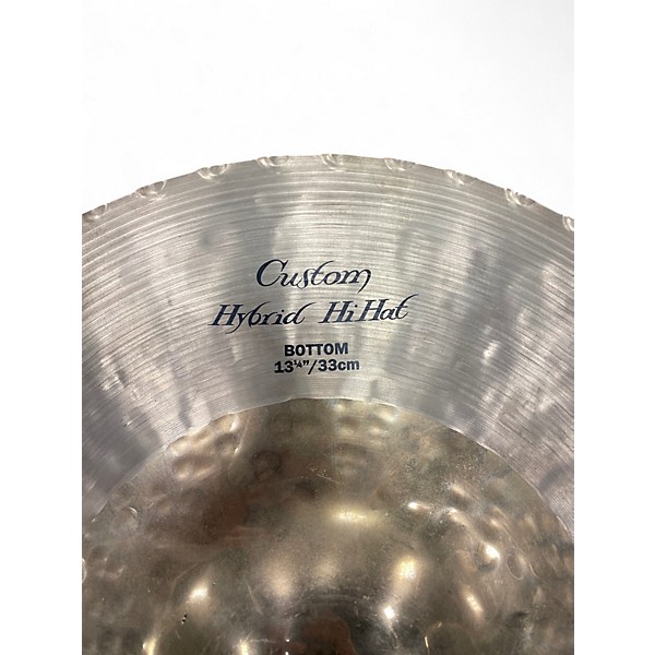 Used Zildjian 13in K Custom Hybrid Hi Hat Bottom Cymbal