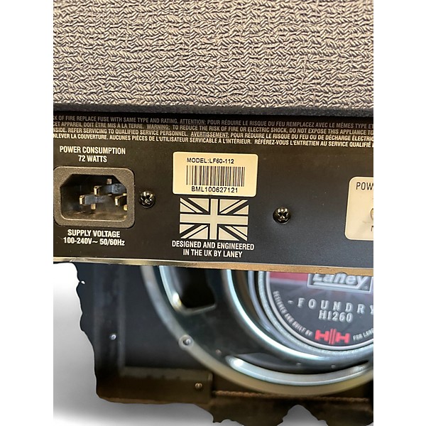 Used Laney LIONHEART FOUNDRY SUPER 60-112 Guitar Combo Amp